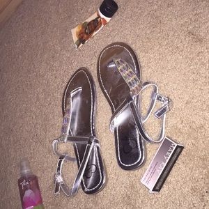 Silver sandal